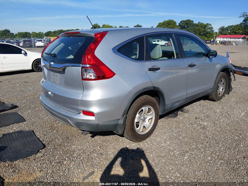 Vin: 2hkrm3h37gh546304, lot: 45809093, honda cr-v lx 20164
