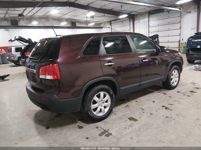 Vin: 5xykt3a1xcg230961, lot: 45809101, kia sorento lx 20124