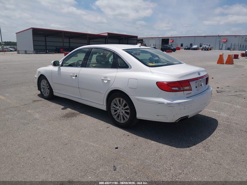 Vin: kmhfc4dd5ba544038, lot: 45809116, hyundai azera gls 20113