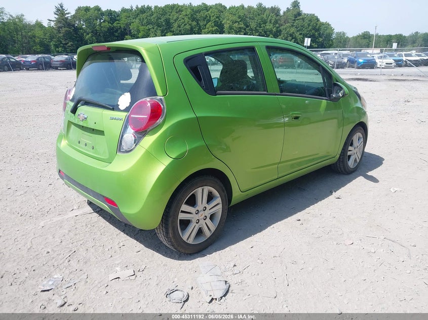 Vin: kl8cb6s97fc747567, lot: 45809118, chevrolet spark ls cvt 20154