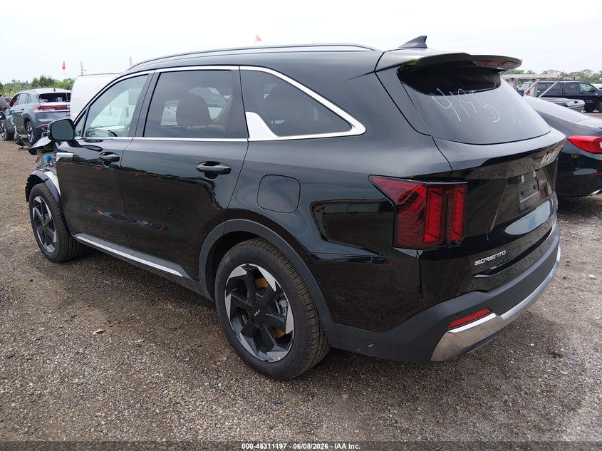 Vin: kndrhdjg9s5419537, lot: 45809123, kia sorento hybrid ex 20253