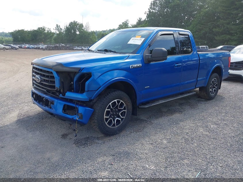 Vin: 1ftfx1eg9gfc57117, lot: 45809152, ford f-150 xlt 20162