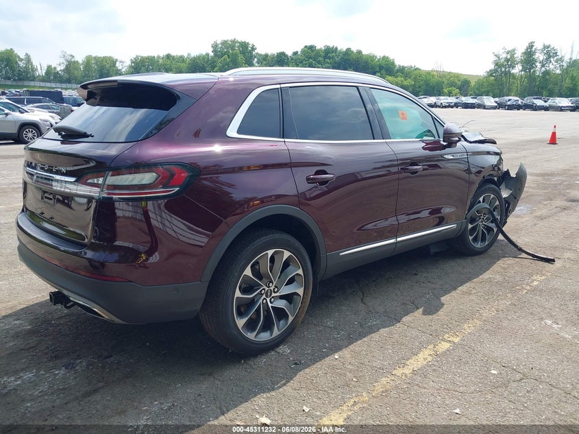 Vin: 2lmpj8k95pbl14984, lot: 45809158, lincoln nautilus reserve 20234