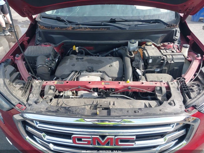 2018 Gmc Terrain 2.0 Slt red Lot 111045311237 Vin 3GKALPEX7JL143482
