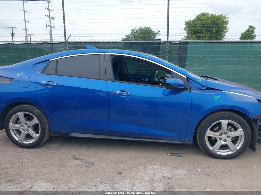 2017 Chevrolet Volt Lt VIN: 1G1RA6S54HU166180 Lot: 45311245