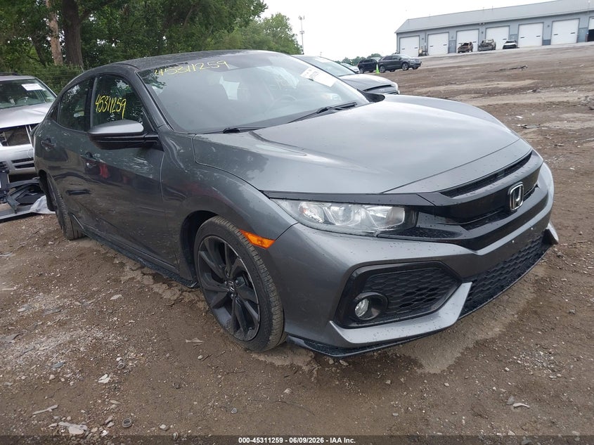 Vin: shhfk7g4xku210050, lot: 45809185, honda civic sport 2019 img_1