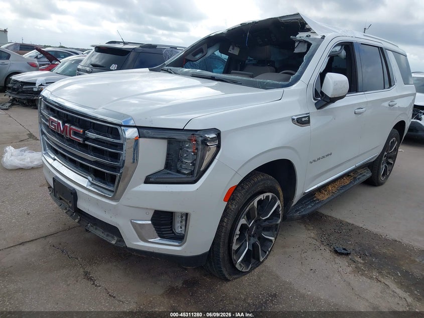 Vin: 1gks1bkd5nr174848, lot: 45809206, gmc yukon 2wd slt 20222