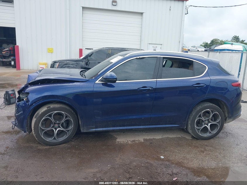 2020 Alfa Romeo Stelvio Ti Lusso Awd VIN: ZASPAKBN7L7C77456 Lot: 45311283