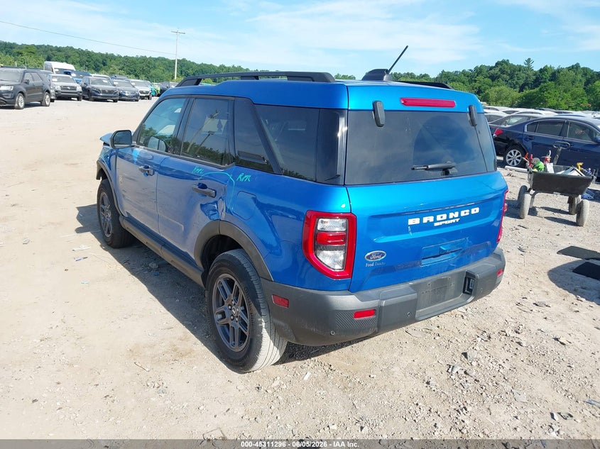 Vin: 3fmcr9bn7sre06131, lot: 45809222, ford bronco sport big bend 20253