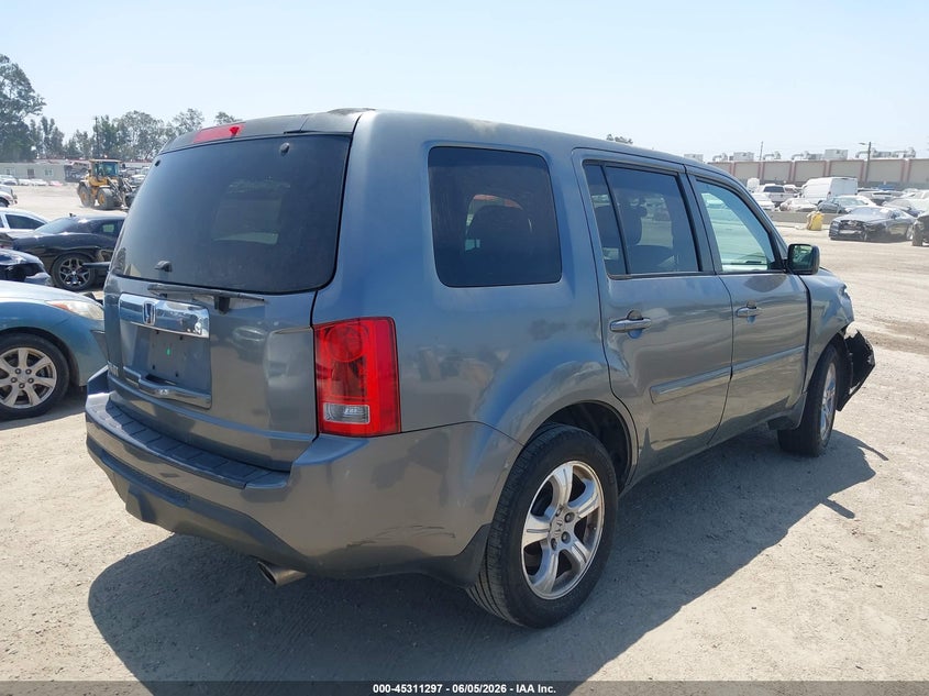 Vin: 5fnyf3h40db015633, lot: 45809223, honda pilot ex 20134