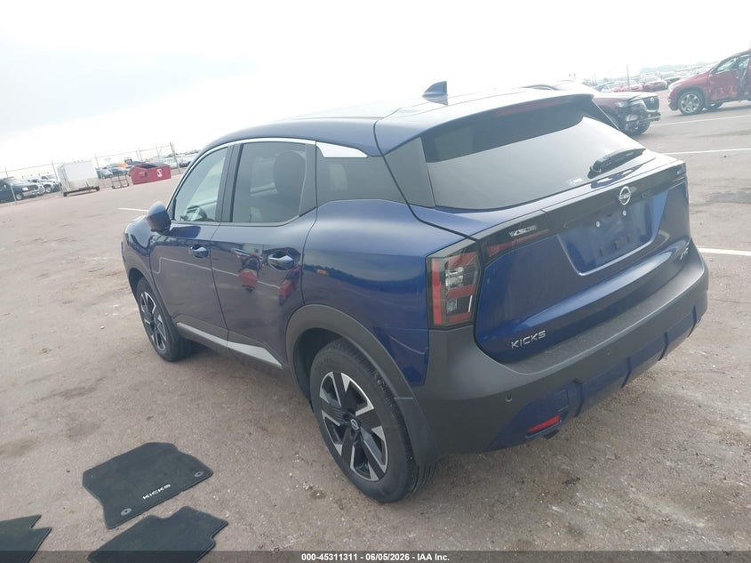 Vin: 3n8ap6cb7sl331958, lot: 45809236, nissan kicks sv intelligent awd 20253