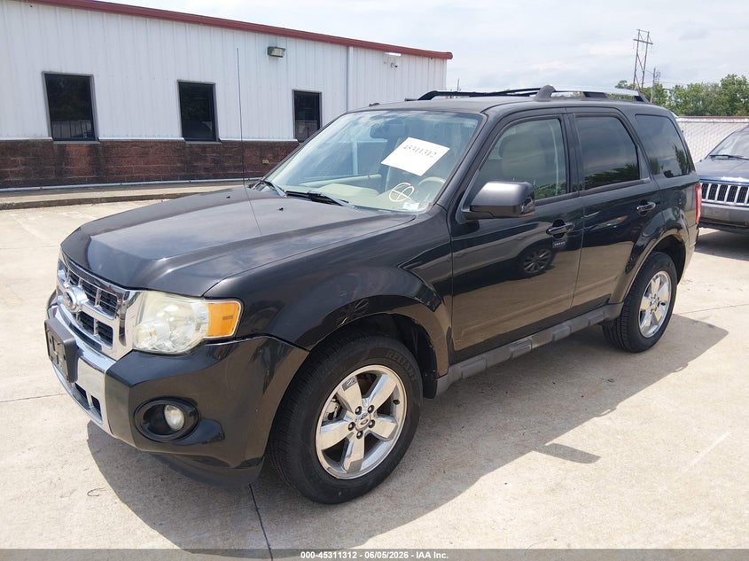Vin: 1fmcu0eg9bka21763, lot: 45809238, ford escape limited 20112
