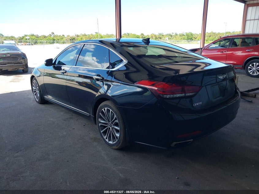 Vin: kmhgn4jexgu122090, lot: 45809253, hyundai genesis 3.8 20163