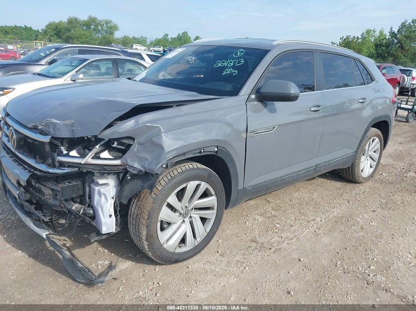 1V2WC2CA3MC221273 2021 Volkswagen Atlas Cross Sport 2.0t Se W/Technology photo 1