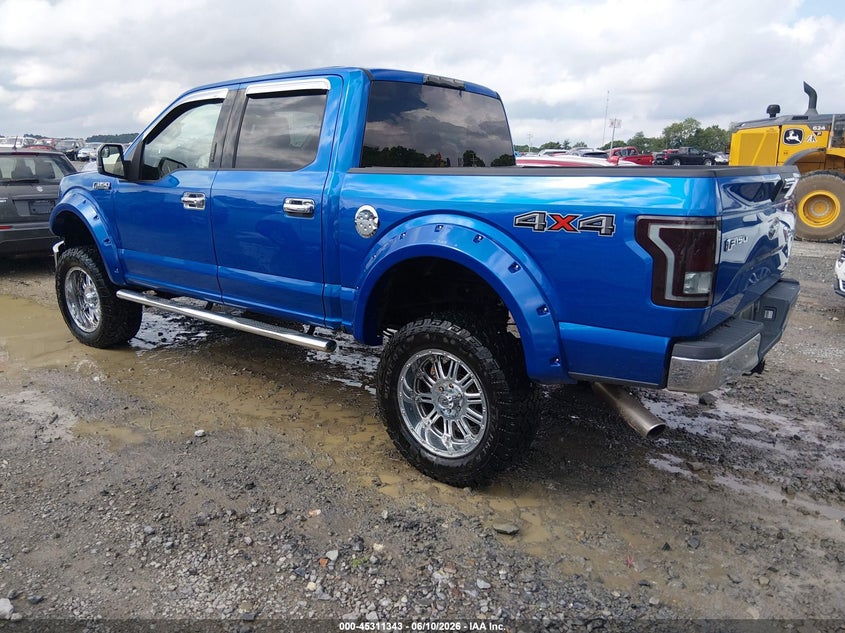Vin: 1ftew1ef5gfb28569, lot: 45809269, ford f-150 xlt 20163