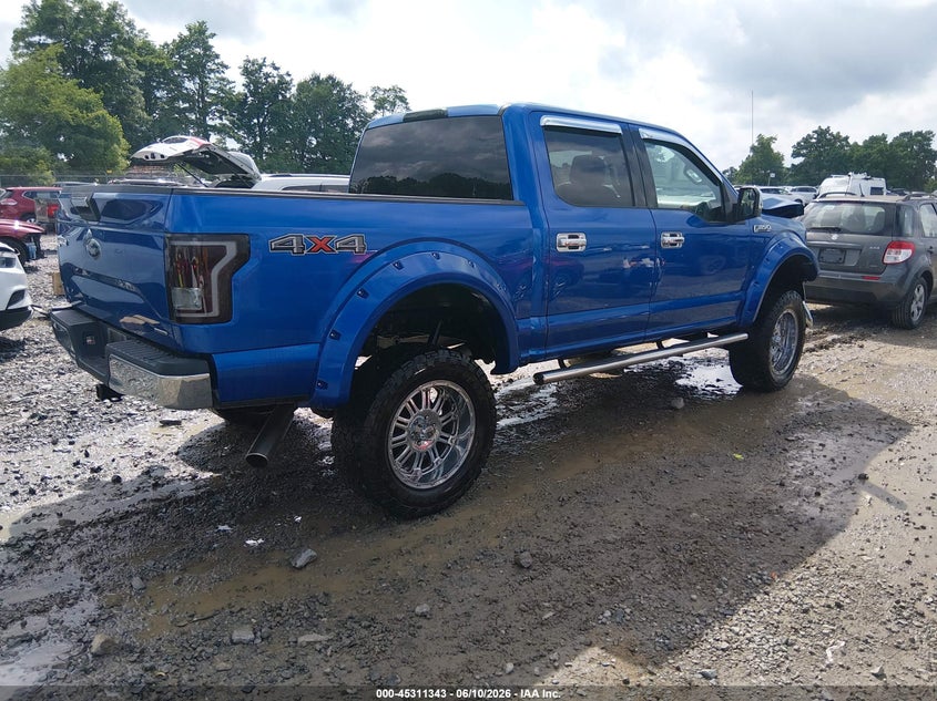 Vin: 1ftew1ef5gfb28569, lot: 45809269, ford f-150 xlt 20164