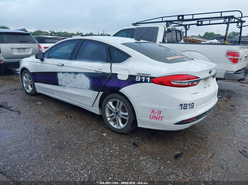 Vin: 3fa6p0uu0jr203402, lot: 45809278, ford fusion hybrid s 20183