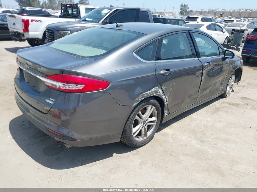 Vin: 3fa6p0hd9jr252933, lot: 45809283, ford fusion se 20184