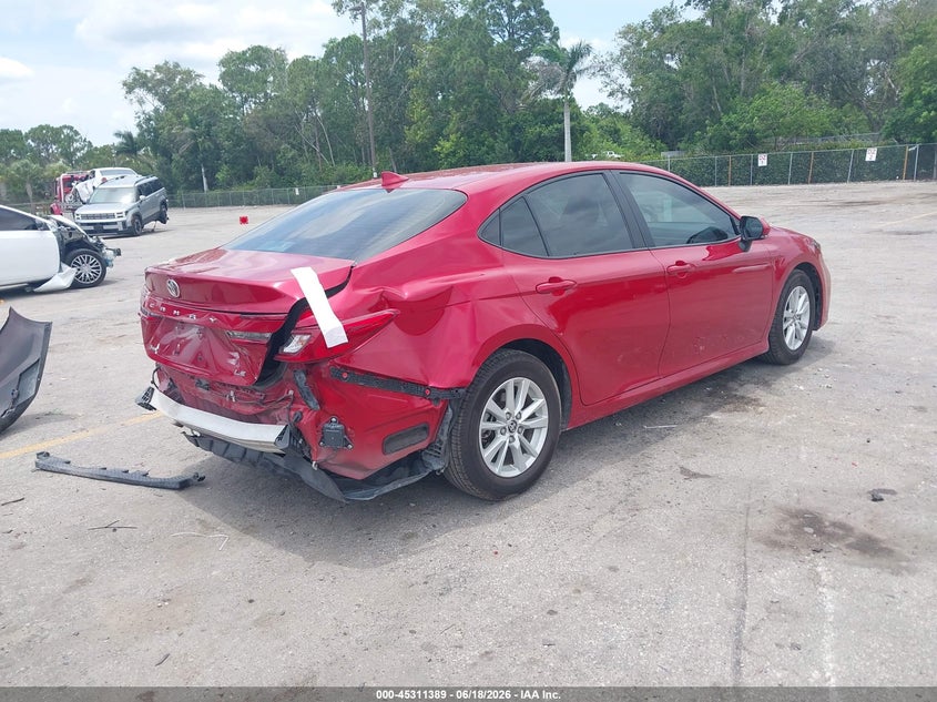 VIN 4T1DAACK5SU107683 2025 TOYOTA CAMRY LE