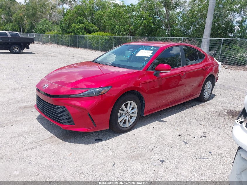 Vin: 4t1daack5su107683, lot: 45809315, toyota camry le 20252