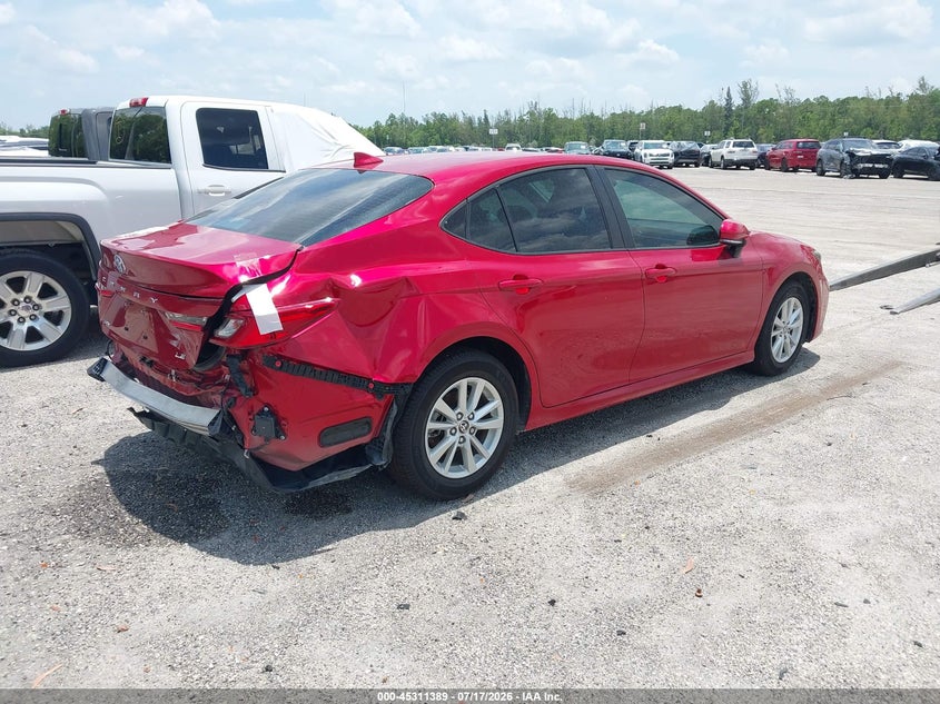 Vin: 4t1daack5su107683, lot: 45809315, toyota camry le 20254