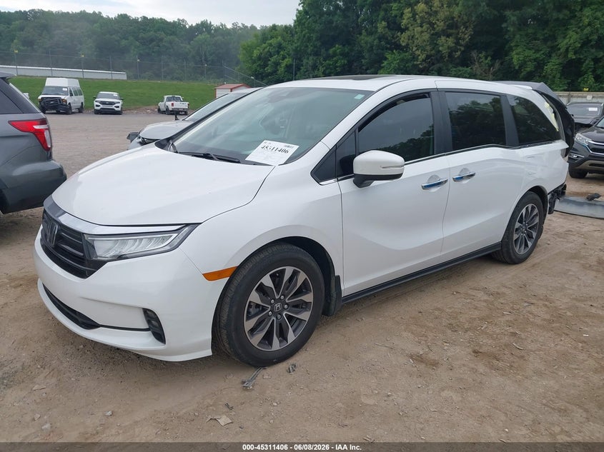 Vin: 5fnrl6h62rb013308, lot: 45809332, honda odyssey ex-l 20242