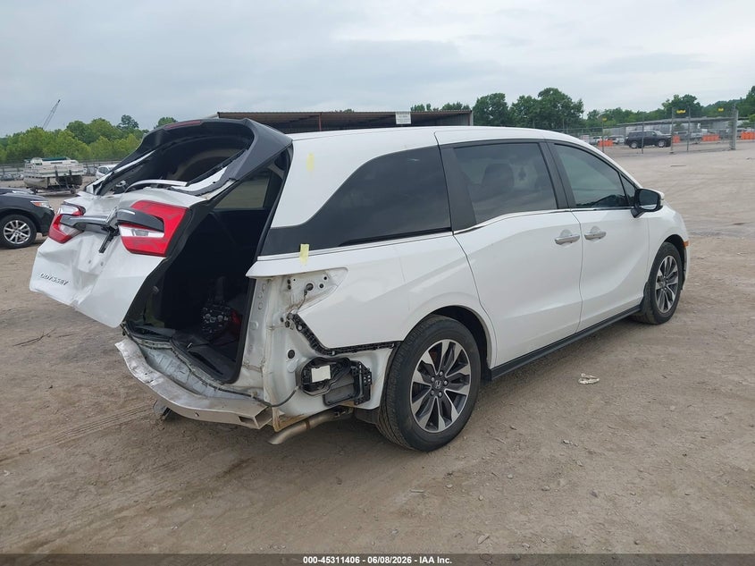 Vin: 5fnrl6h62rb013308, lot: 45809332, honda odyssey ex-l 20244