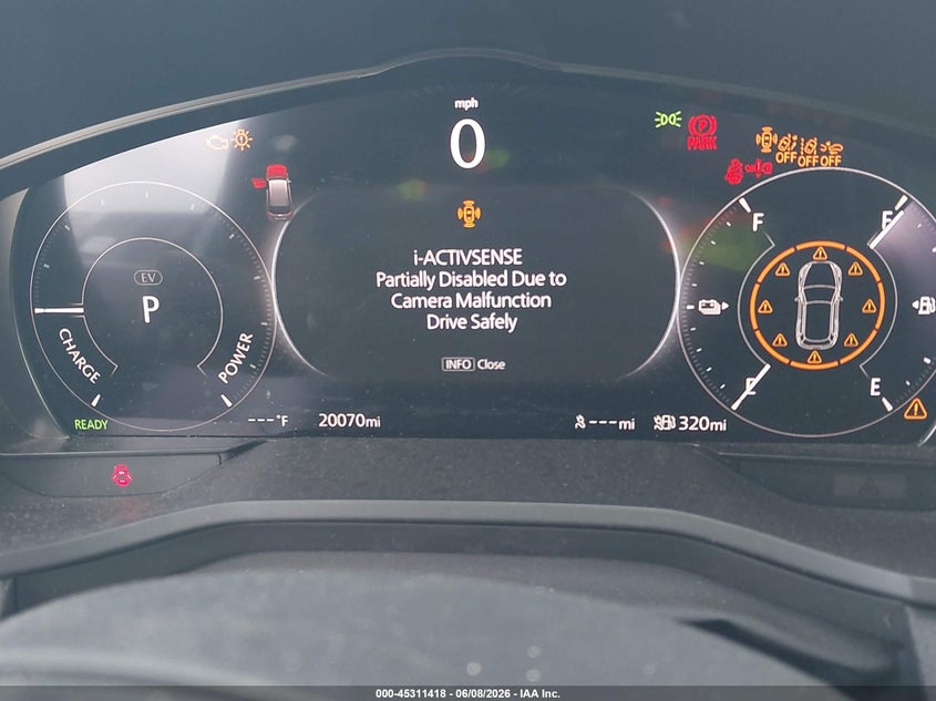 2025 Mazda Cx-70 Phev Premium Plus Package VIN: JM3KJEHA6S1123886 Lot: 45311418