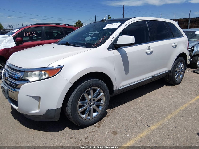 Vin: 2fmdk4kc8bba71292, lot: 45809351, ford edge limited 20112