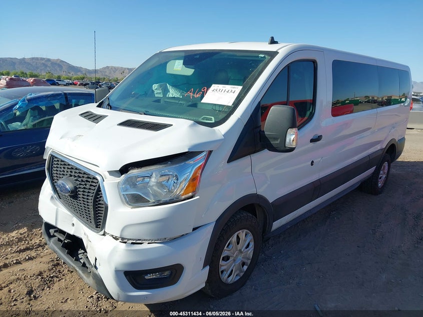 Vin: 1fdax2y88nka69645, lot: 45809360, ford transit-350 passenger van xlt 20222