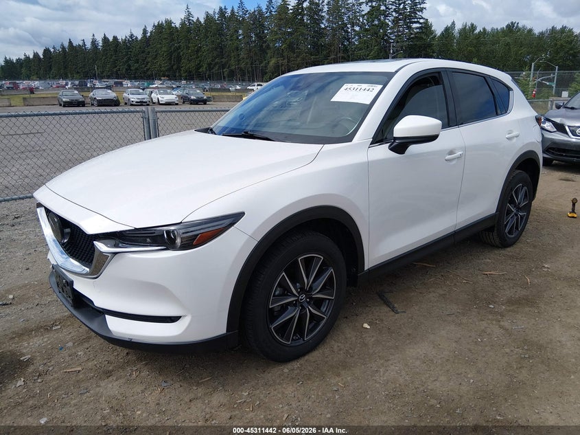 Vin: jm3kfadm9j1466460, lot: 45809367, mazda cx-5 grand touring 20182