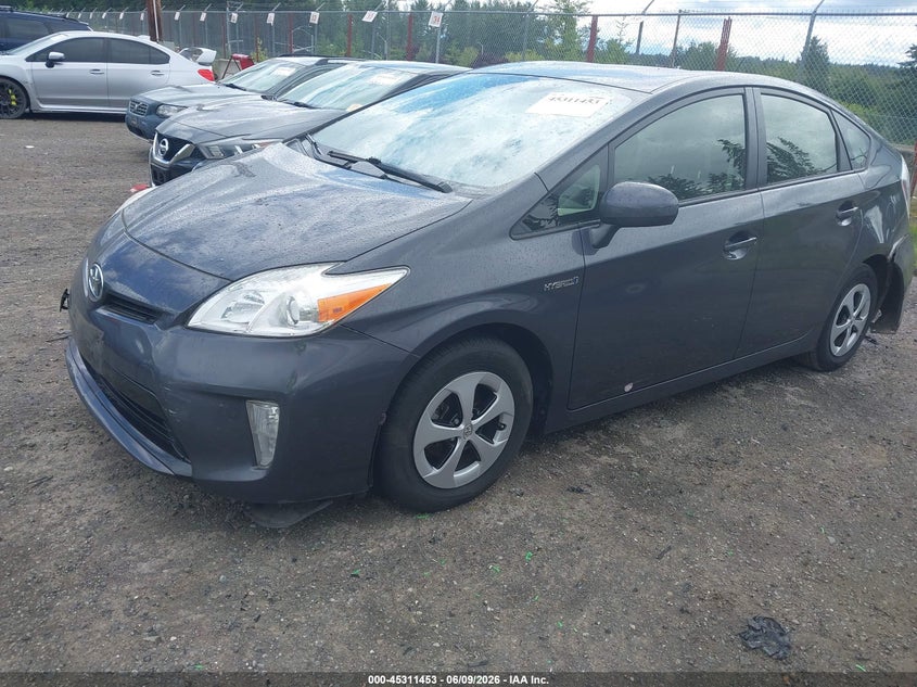 Vin: jtdkn3du3f1883524, lot: 45809379, toyota prius two 20152