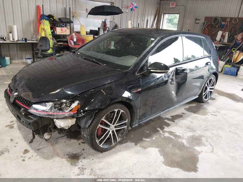 Vin: 3vw547au0hm044302, lot: 45809391, volkswagen golf gti autobahn 4-door/s 4-door/se 4-door/sport 4-door 20172