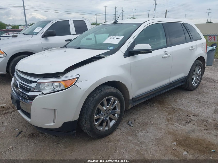 Vin: 2fmdk3j95dbb70025, lot: 45809395, ford edge sel 20132