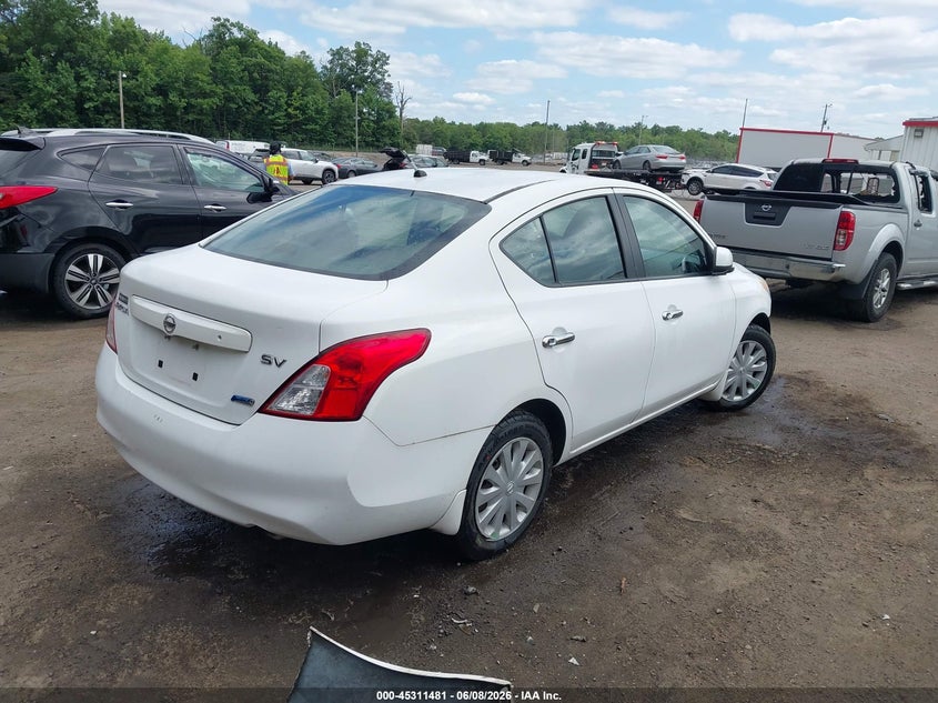 Vin: 3n1cn7ap8cl889207, lot: 45809407, nissan versa 1.6 sv 20124