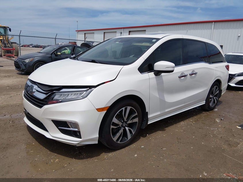 Vin: 5fnrl6h94jb038290, lot: 45809412, honda odyssey elite 20182