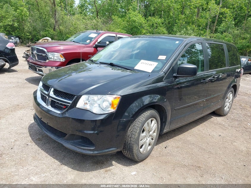 Vin: 2c4rdgbg9gr388666, lot: 45809414, dodge grand caravan se 20162