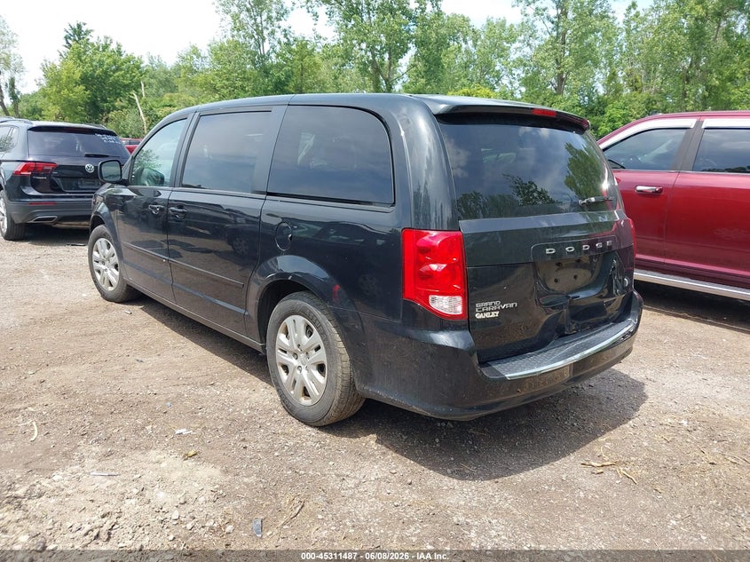 Vin: 2c4rdgbg9gr388666, lot: 45809414, dodge grand caravan se 20163