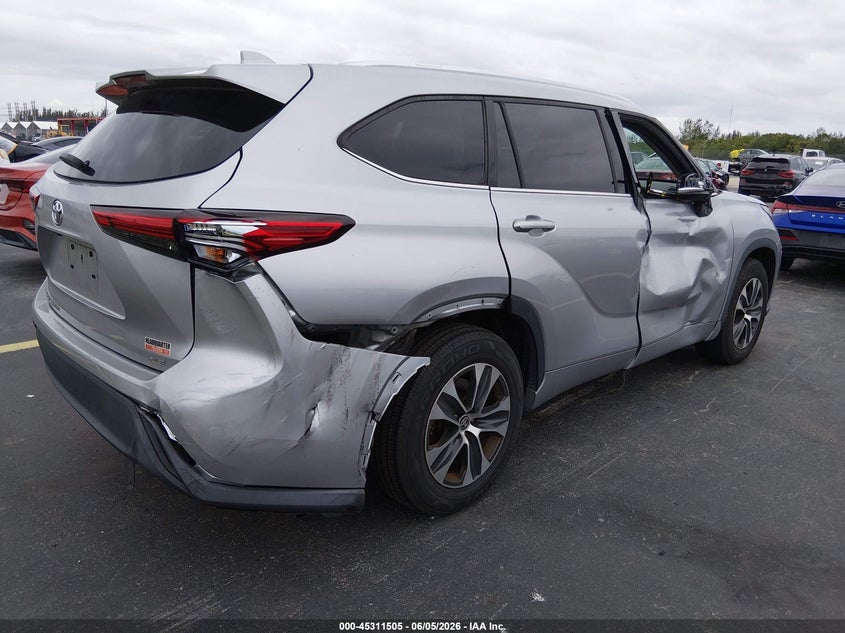 Vin: 5tdhzrah5ls510587, lot: 45809431, toyota highlander xle 20204