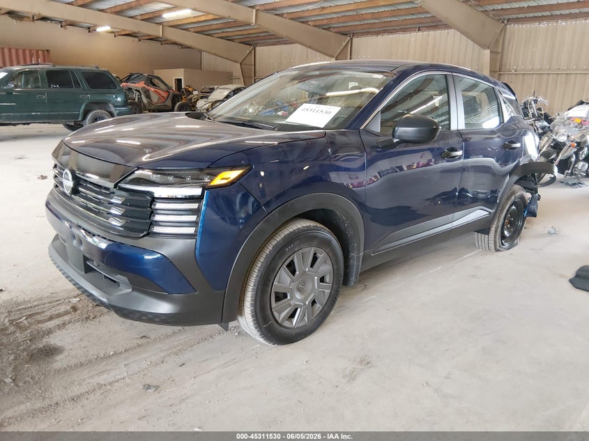 2026 NISSAN KICKS 2.0L I-4 DOHC, VVT, (VIN: 3N8AP6BE7TL373088