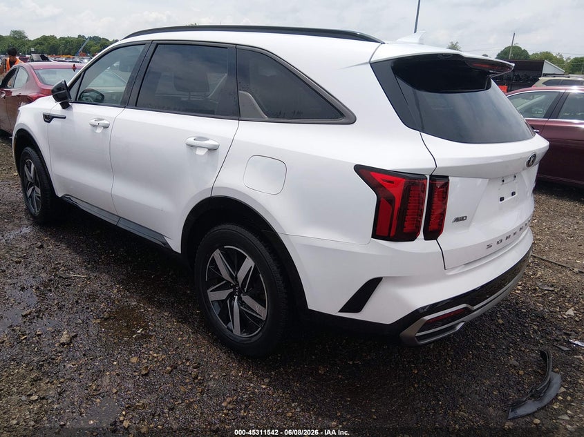 Vin: 5xyrhdlf8mg024473, lot: 45809468, kia sorento ex 20213