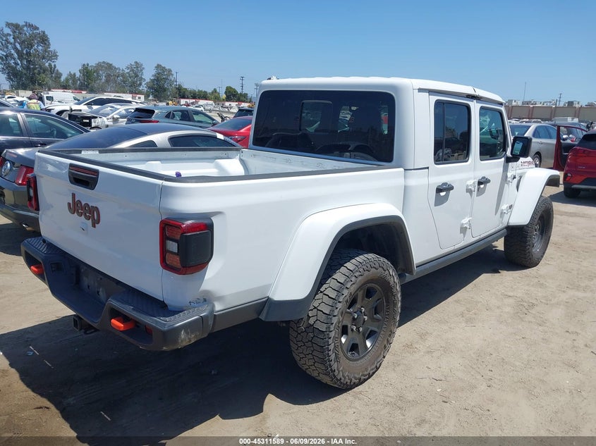Vin: 1c6jjtegxpl590264, lot: 45809515, jeep gladiator mojave 4x4 20234