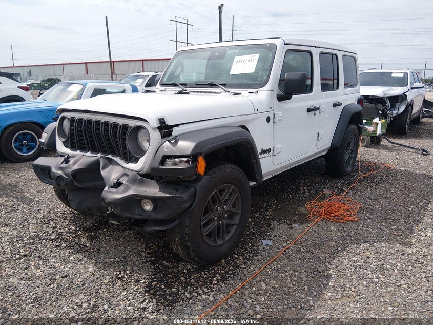Vin: 1c4pjxdg3sw537277, lot: 45809538, jeep wrangler 4-door summit 4x4 20252