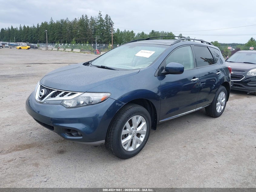 Vin: jn8az1mw2bw180133, lot: 45809577, nissan murano sl 20112