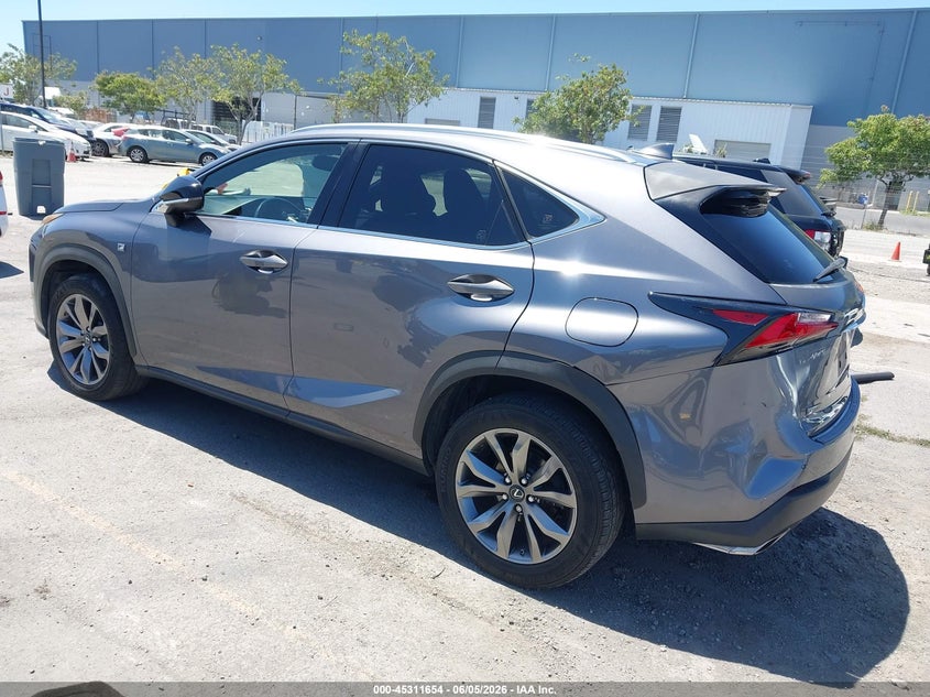 Vin: jtjyarbz9f2002078, lot: 45809580, lexus nx 200t f sport 20153