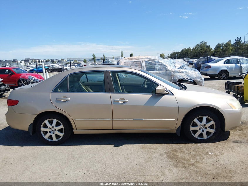 2005 Honda Accord 3.0 Ex VIN: 1HGCM66525A043345 Lot: 45311667