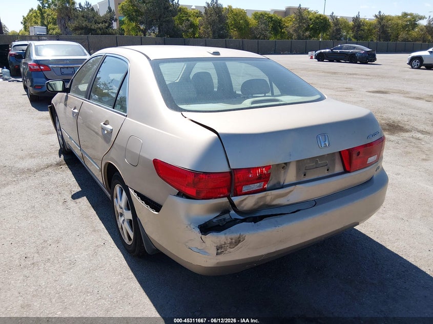 2005 Honda Accord 3.0 Ex VIN: 1HGCM66525A043345 Lot: 45311667