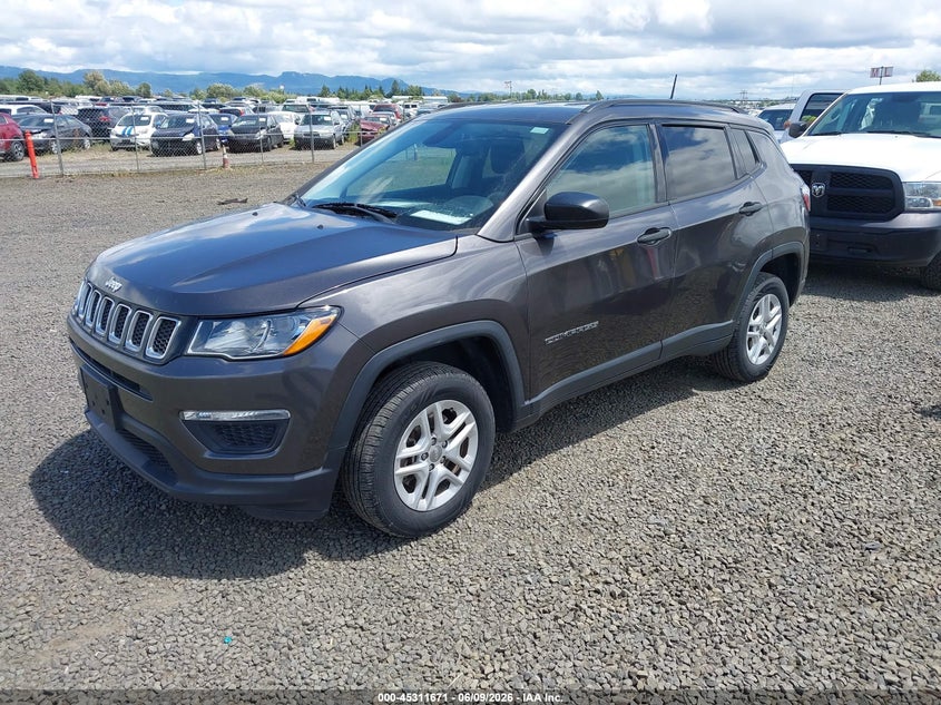2018 Jeep Compass Sport 4x4 3C4NJDAB5JT392293 photo 1