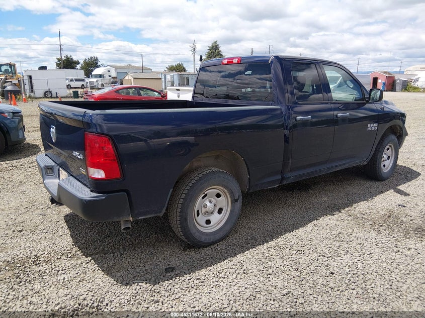 2017 Ram 1500 Tradesman 4X4 6'4 Box VIN: 1C6RR7FG4HS616561 Lot: 45311672