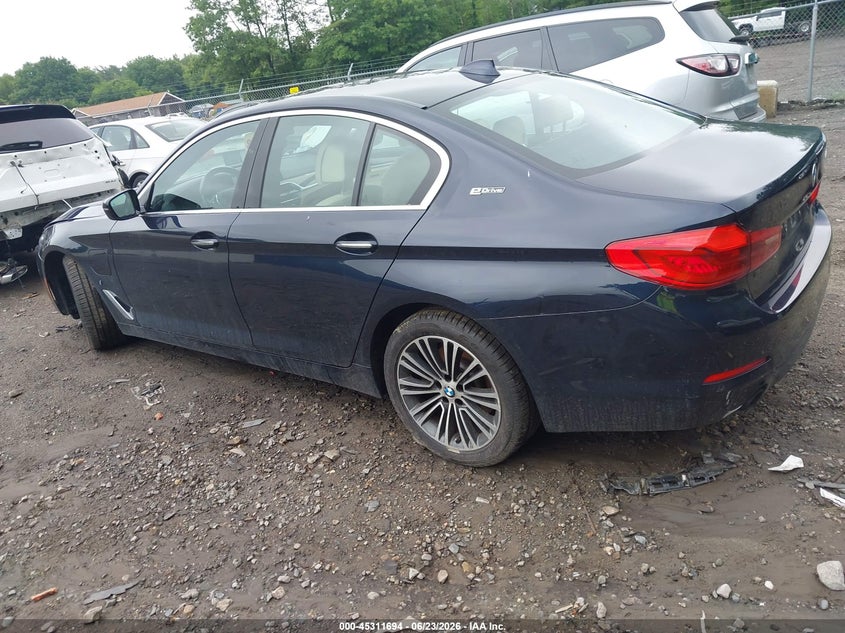 Vin: wbajb1c55jb085206, lot: 45809620, bmw 530e xdrive iperformance 20183